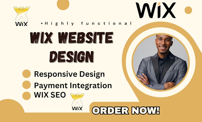 Gig Preview - Design wix website redesign wix website wix website development wix ecommerce