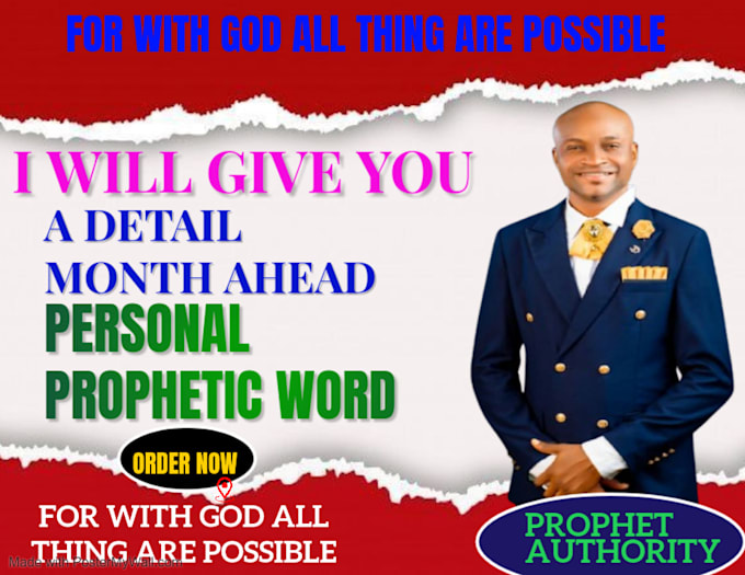 Gig Preview - Give you a detail month ahead personal prophetic word