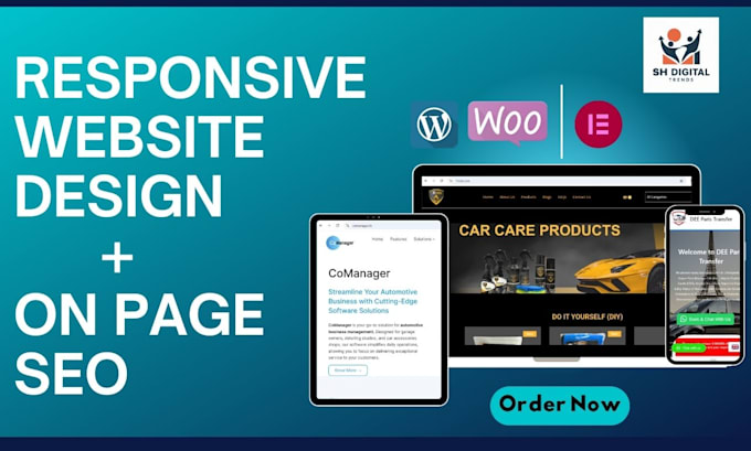 Gig Preview - Design a custom, fast, and SEO optimized wordpress website