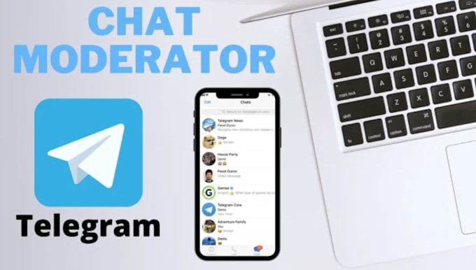 Gig Preview - Be your telegram moderator, telegram chatter, and admin