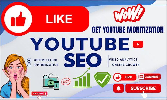 Gig Preview - Do SEO your youtube channel and videos with targeted and golden keyboards