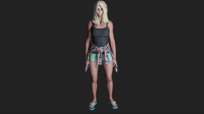 Gig Preview - 3d hyper realistic 3d character modelling, 3d modeling, 3d avatar model