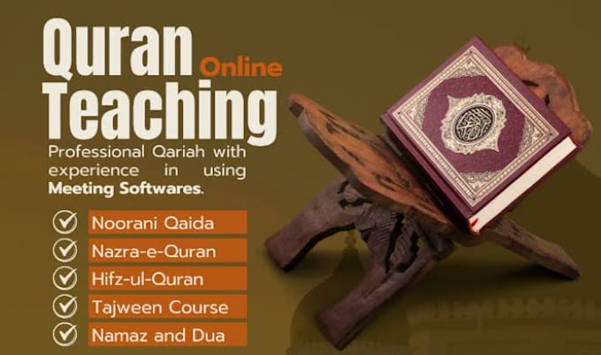 Gig Preview - Your online quran teacher