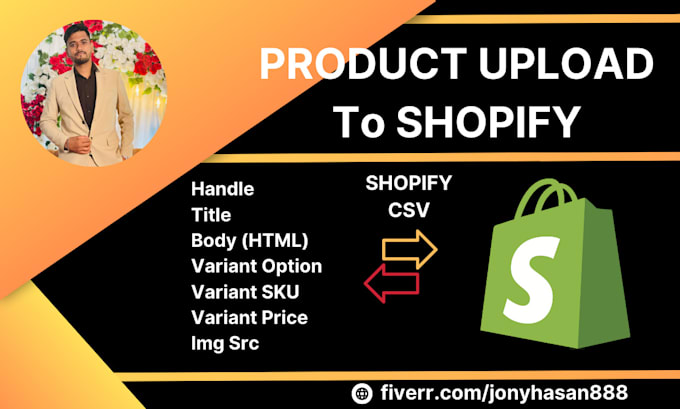 Gig Preview - Convert vendor file into shopify csv to bulk import products