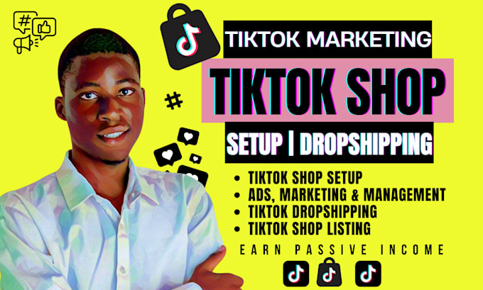 Gig Preview - Tiktok shop listing, amazon ebay tiktok dropshipping shopify listing marketing