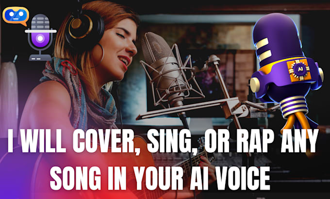 Gig Preview - Cover, sing, or rap any song in your ai voice