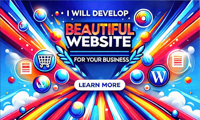 Gig Preview - Develop a beautiful website for your business