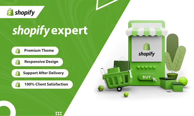 Gig Preview - Create responsive shopify website design