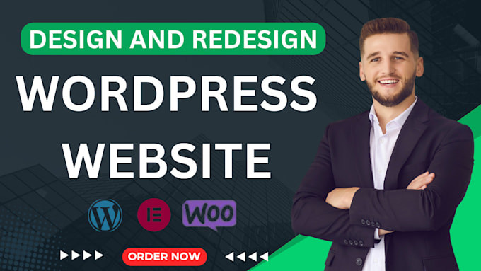 Gig Preview - Design a responsive wordpress website for your business