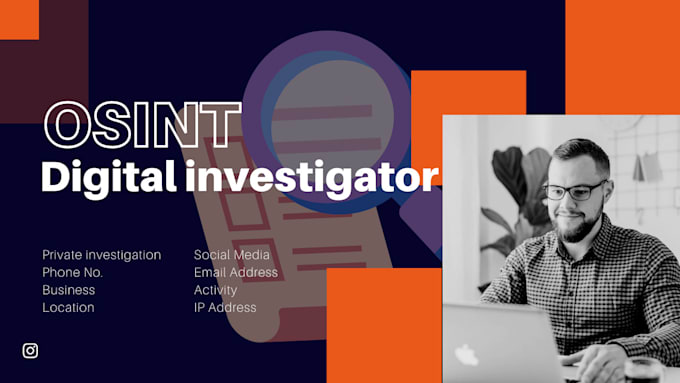 Gig Preview - Be your private investigator for a person and business info