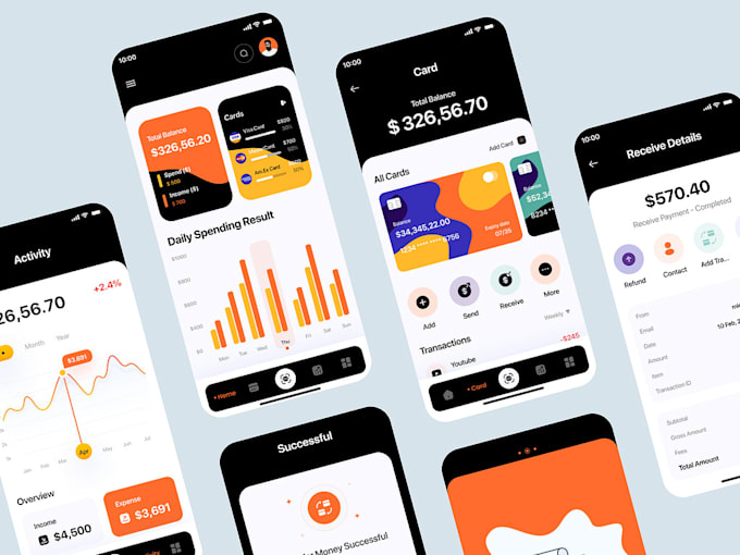 Gig Preview - Develop fintech app, payment app, bnpl app, loan app, neobank app, bank app