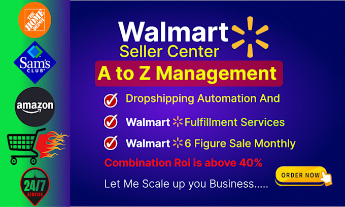 Gig Preview - Your walmart dropshipping and wfs store management virtual assistant VA