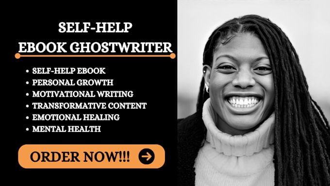 Gig Preview - Write fiction ghostwriter, self help ebook, book editor, romance ghostwriter