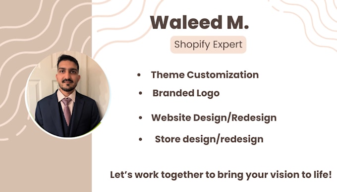 Gig Preview - Design, redesign shopify website or create a shopify dropshipping store