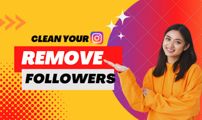 Gig Preview - Remove unfollow ghost, fake bot followers from your instagram safely