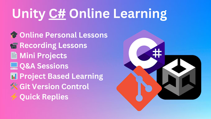 Gig Preview - Teach personalized unity lessons for game development