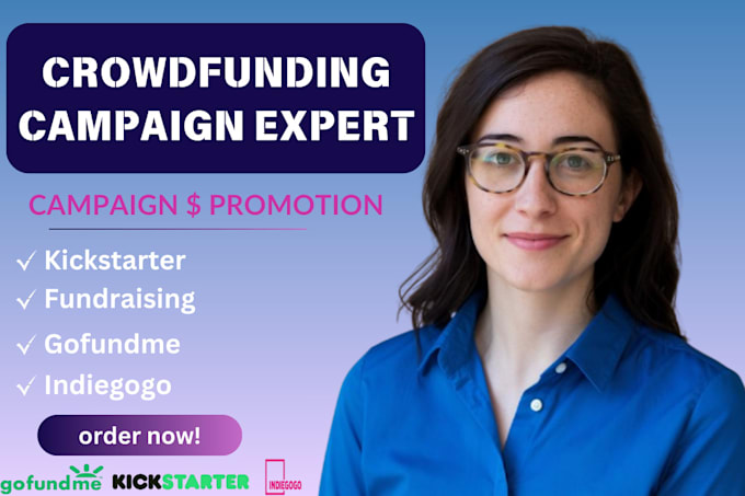 Bestseller - promote kickstarter indiegogo gofundme crowdfunding campaign