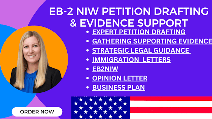 Gig Preview - Draft your eb2 niw petition and gather supporting evidence