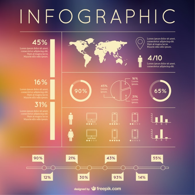 Gig Preview - Make a creative infographic poster in 24h