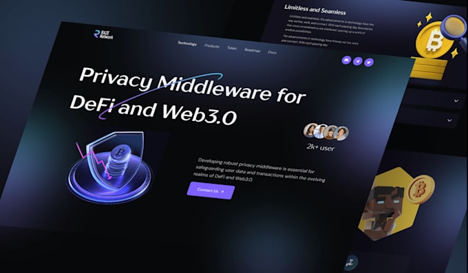 Gig Preview - Create futuristic web3 pitch desk, crypto desk metaverse ppt