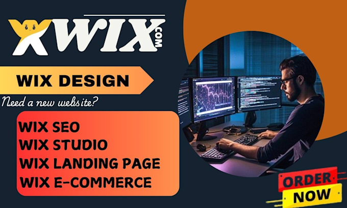 Gig Preview - Design wix website, redesign wix website, wix studio website