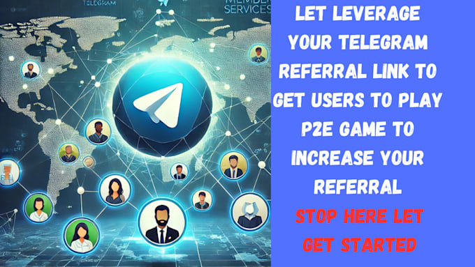 Gig Preview - Telegram referral link promotion to get 50k daily users direct to your link