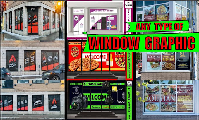 Gig Preview - Create signage,printable billboard,shopfront, storefront,yard,decal,windowdesign