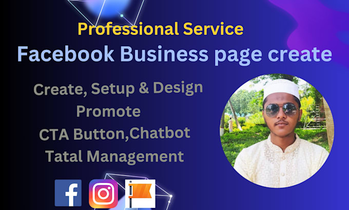 Gig Preview - Create professional  facebook business page create