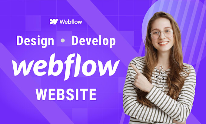 Gig Preview - Design and develop webflow website or figma to webflow