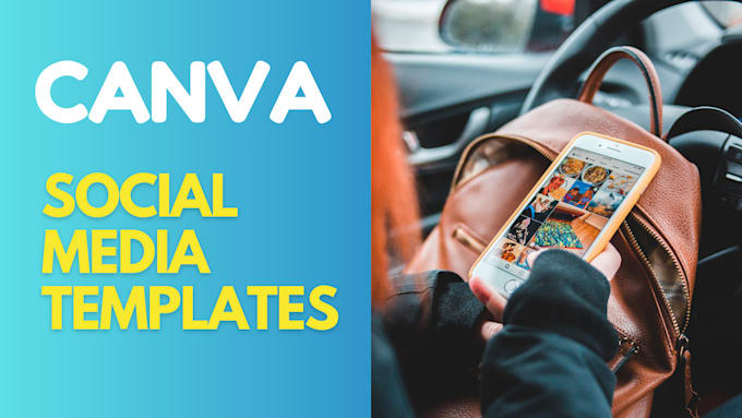 Gig Preview - Design editable canva templates for your social media posts