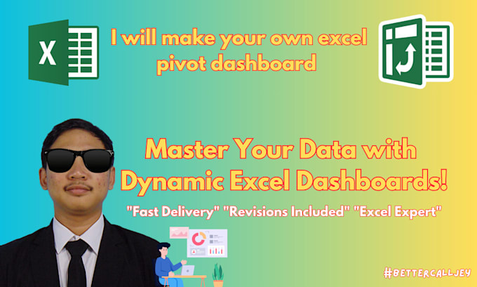 Gig Preview - Build excel pivot table dashboards with custom data analysis