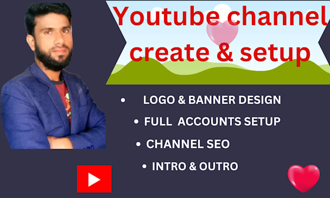 Bestseller - expert create and setup youtube channel