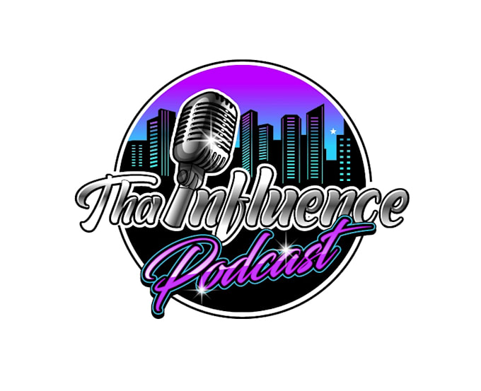 Gig Preview - Make a high quality podcast logo for you with new concept