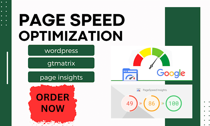 Gig Preview - Optimize page speed wordpress site for google insights