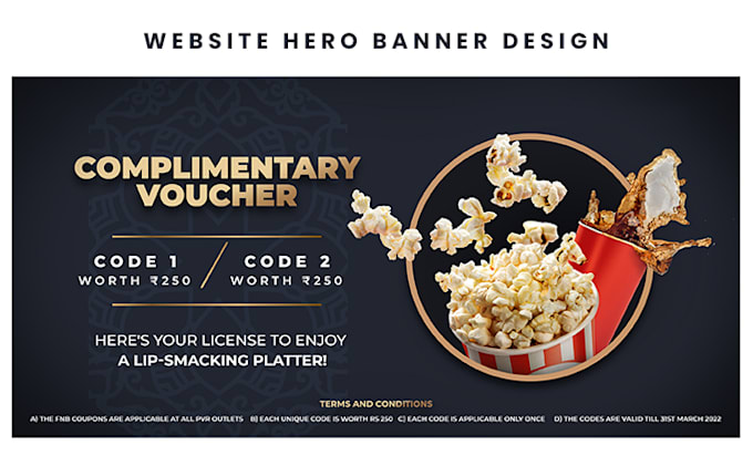 Gig Preview - Design a professional website hero banner or header