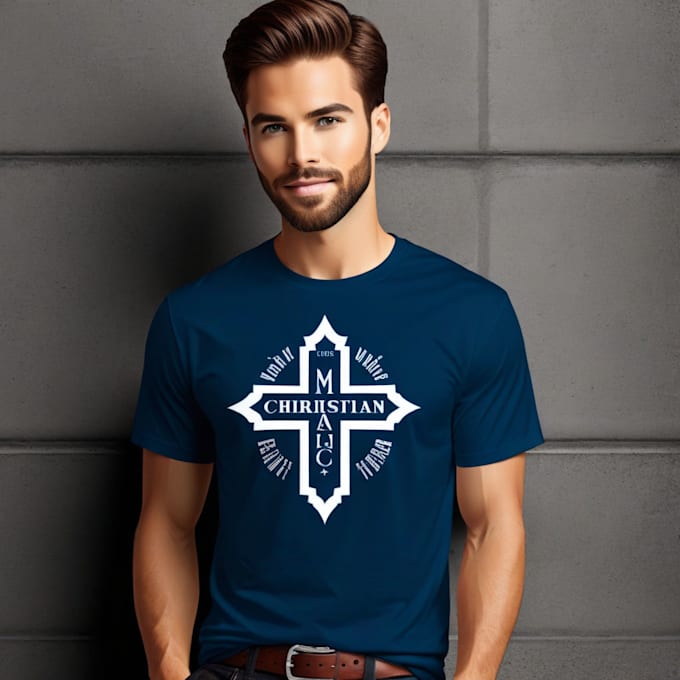 Gig Preview - Create custom christian t shirt design