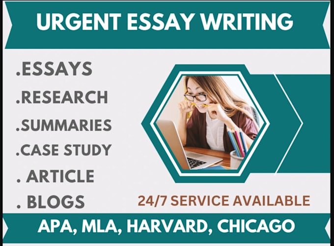 Gig Preview - Urgent essay writing and research in apa mla styles