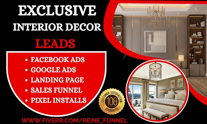 Gig Preview - Generate interior decor home decor interior exterior design painting leads