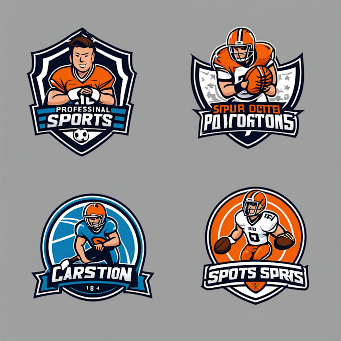 Gig Preview - Design professional cartoon sports logo