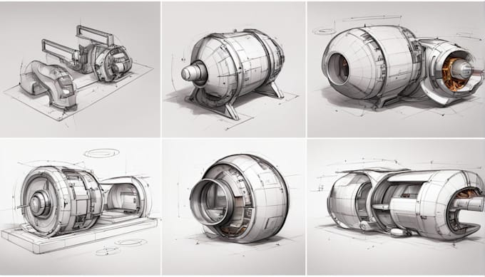 Gig Preview - Develop industrial and product design concept by sketches