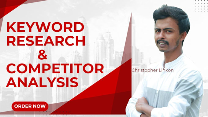 Gig Preview - Do SEO keyword research and competitor analysis for rank your website