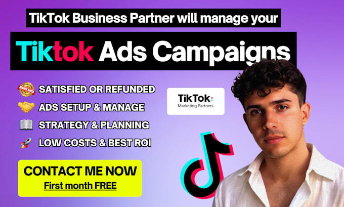 Gig Preview - Be your tiktok ads specialist