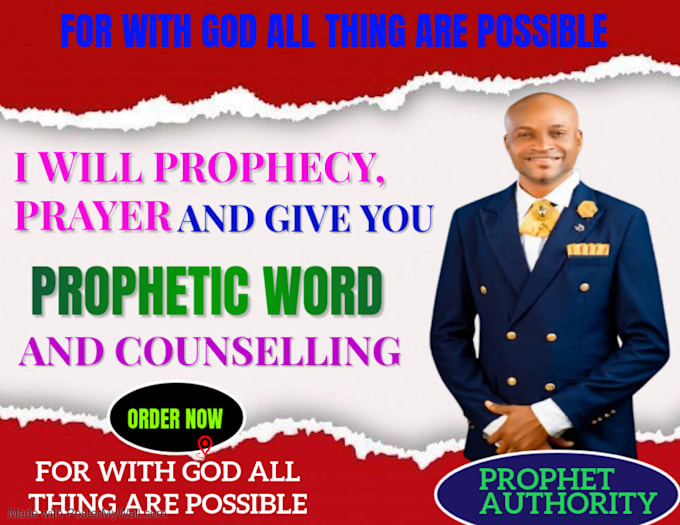 Gig Preview - Prophecy, prayer and give you prophetic word and counselling