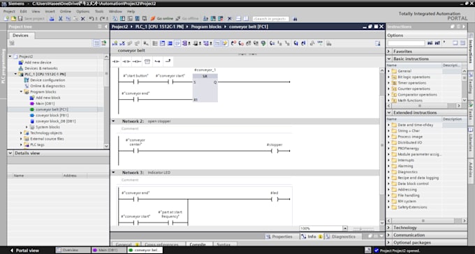 Gig Preview - Do siemens plc programming and hmi on tia portal