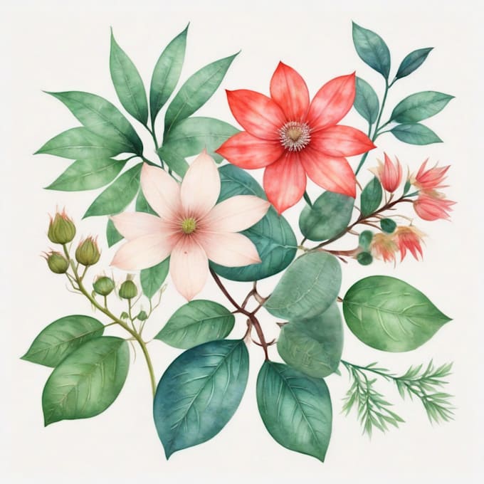 Gig Preview - Create a realistic botanical drawing