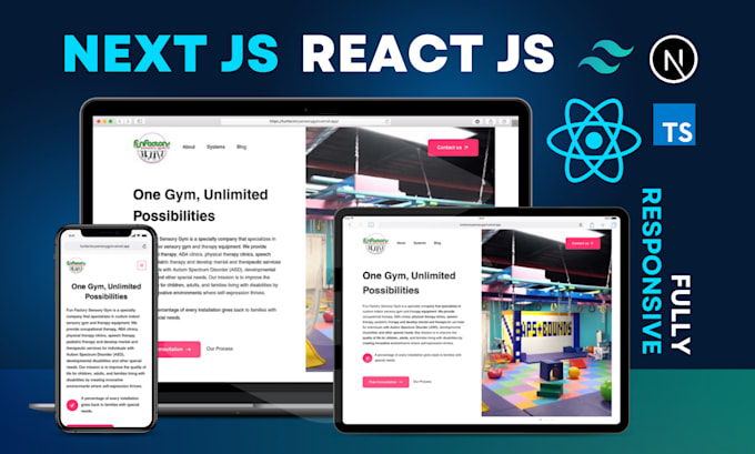 Gig Preview - Be your expert front end developer in reactjs nextjs