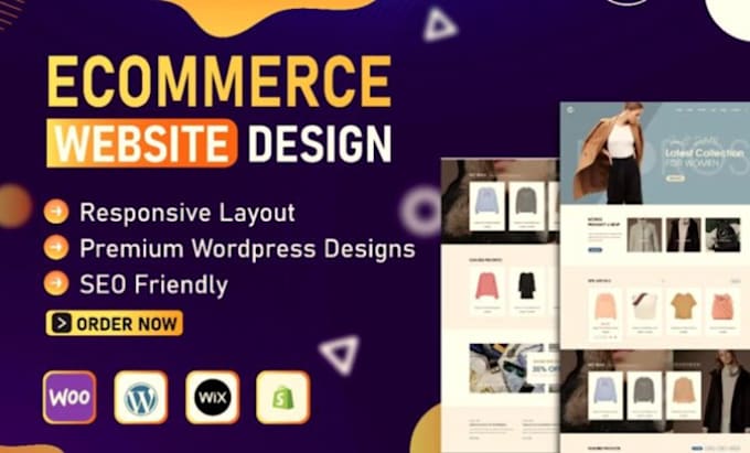 Gig Preview - Build wordpress ecommerce website using woocommerce, online store