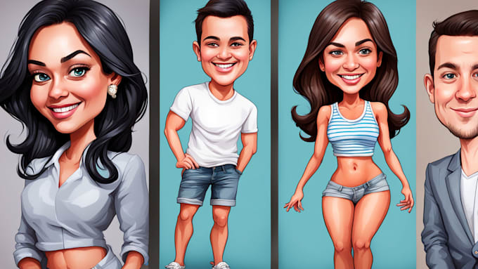 Gig Preview - Draw cartoon caricature or avatar potrait from your picture