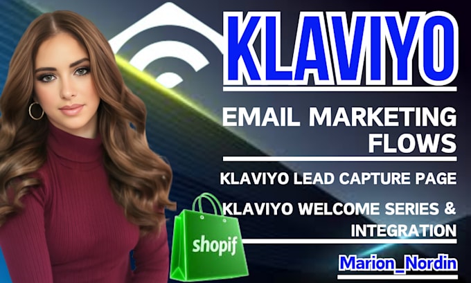 Gig Preview - Setup klaviyo email marketing flows, klaviyo sales funnel for ecommerce store