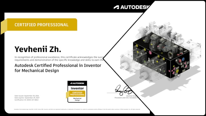 Gig Preview - Bring your ideas to life using autodesk inventor